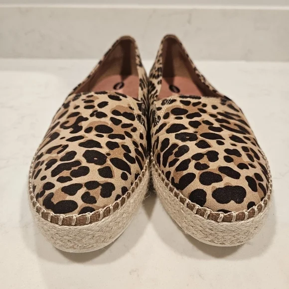 Dr. Scholls Festival Espadrilles Slip On Cheetah Print Slip On Shoes Size 10 - Picture 3 of 10